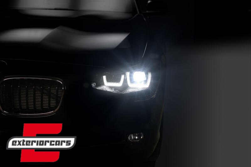 Osram LEDriving Full LED prednja svjetla (crna) / BMW serije 1 F20 F21 (06.2011-03.2015), LEDHL108-BK