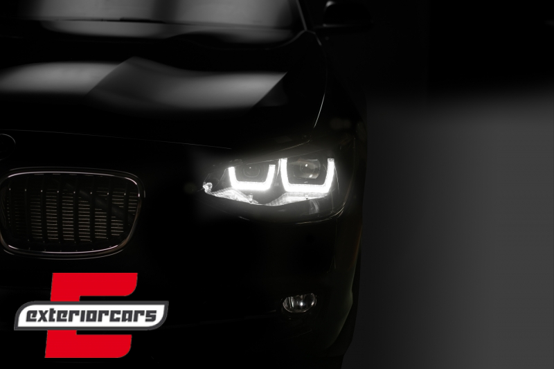 Osram LEDriving Full LED prednja svjetla (crna) / BMW serije 1 F20 F21 (06.2011-03.2015), LEDHL108-BK