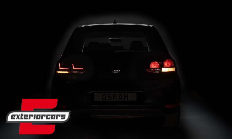 OSRAM LEDriving FULL LED stražnja svjetla Dinamički Sekvencijalni žmigavci / VW Golf 6 VI (2008-2012), LEDTL102-CL