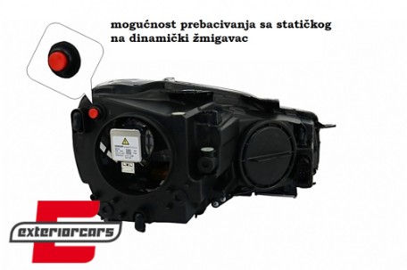 OSRAM prednja svjetla LEDriving LED Dynamic žmigavci (crna) / VW Golf 6 VI (2008-2012), LEDHL102-BK