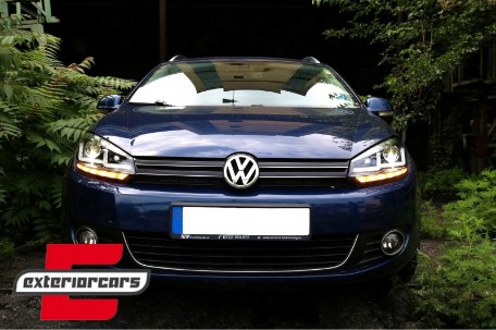 OSRAM prednja svjetla Xenon LEDriving LED SEQ žmigavci (chrome) / VW Golf 6 VI (2008-2012), LEDHL102-CM
