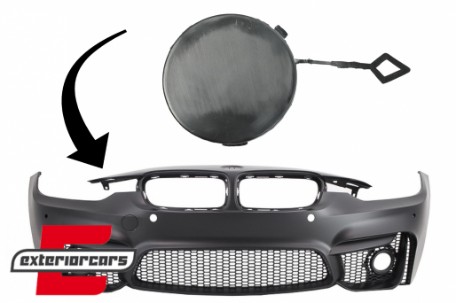 Poklopac kuke za vuču prednji branik EVO dizajn / BMW serije 3 F30 F31 (2011-2019), THCFBBMF30EVO