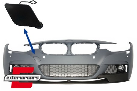 Poklopac kuke za vuču prednji branik M paket M-Performance dizajn / BMW serije 3 F30 limuzina F31 karavan (2011-2019), THCFBBMF30MP
