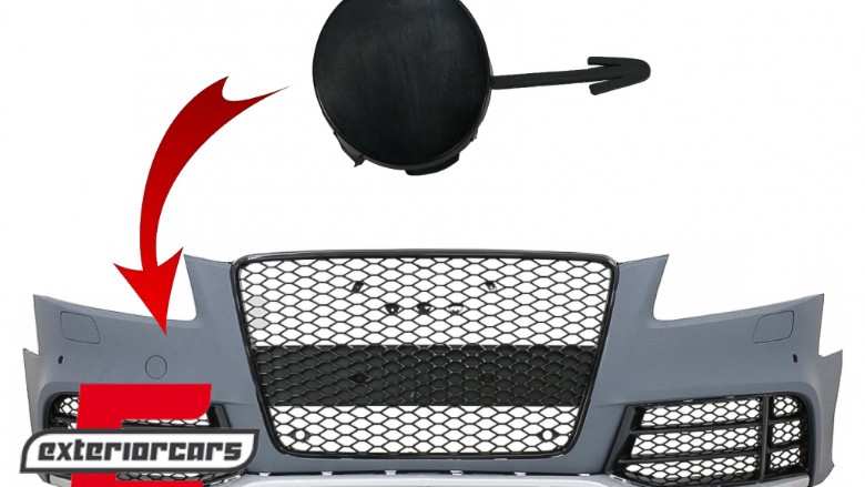 Poklopac kuke za vuču RS5 dizajn / AUDI A5 8T (2008-2016), THCFBAUA58T