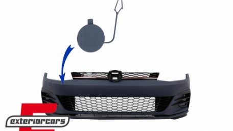 Poklopac kuke za vuču za prednji branik GTI dizajn / VW Golf 7.5 (2017-2020), THCFBVWG75GTI