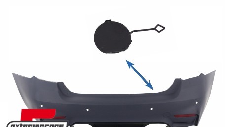 Poklopac kuke za vuču zadnji branik M3 M paket dizajn / BMW serije 3 F30 (2011-2019), THCRBBMF30M3