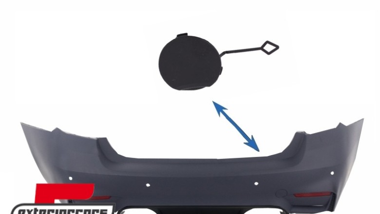 Poklopac kuke za vuču zadnji branik M3 M paket dizajn / BMW serije 3 F30 (2011-2019), THCRBBMF30M3