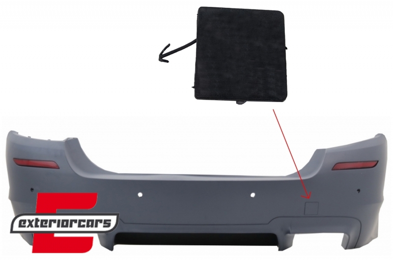 Poklopac kuke za vuču zadnji branik M5 dizajn / BMW serije 5 F10 F11 (2011-2017), THCRBBMF10M5