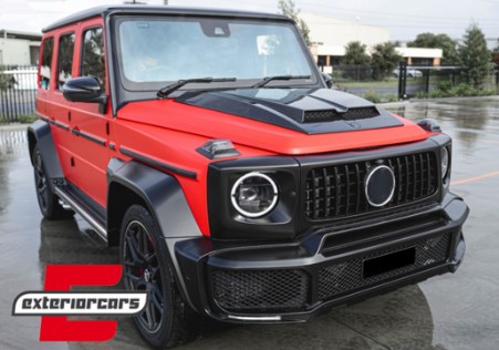 Poklopac motora - dodatak (suha karbonska vlakna) / Mercedes G-klasa W463 Facelift (2018-2022), HSMBW464CF