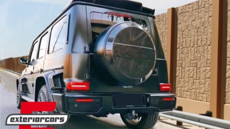 Poklopac rezervne gume (pravi carbon) / Mercedes G-klasa Facelift W463 (2018-2022), TCCMBW464
