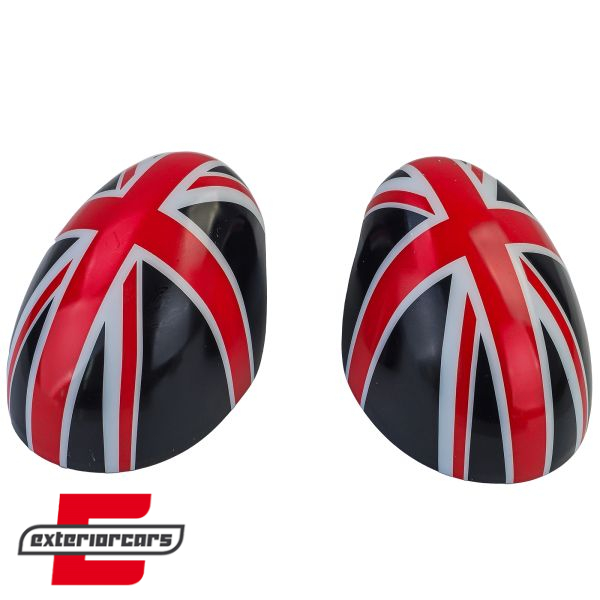 Poklopci poklopca retrovizora Union Jack dizajn (crna/crvena) / MINI III F54 F55 F56 F57 (2014-2020), 43234