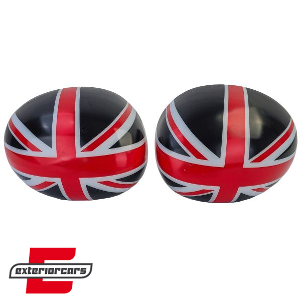 Poklopci poklopca retrovizora Union Jack dizajn (crna/crvena) / MINI III F54 F55 F56 F57 (2014-2020), 43234