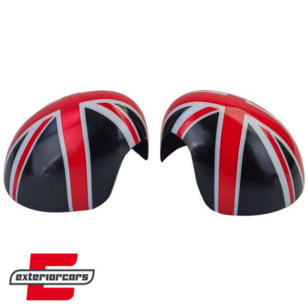 Poklopci poklopca retrovizora Union Jack dizajn (crna/crvena) / MINI III F54 F55 F56 F57 (2014-2020), 43234