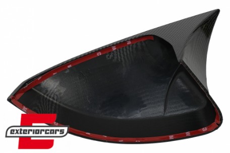 Poklopci retrovizora Bat look (karbonski premaz) / Audi A3 8V RS3 Cabrio Limuzina Sportback (2012-2019), MCAUA38VCF