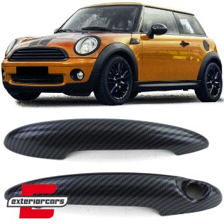 Poklopci ručka za vrata (karbon look) / Mini R55 R56 R57 R58 R59 R60 R61 (2007-2016), 41503