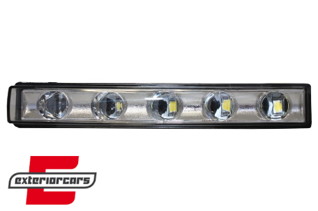 Poklopci svjetla (crna) & LED DRL (chrome) G65 AMG dizajn / Mercedes G-klasa W463 (1989-2012), HCMBG65BC