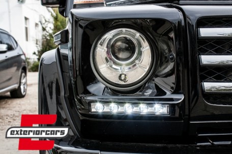 Poklopci svjetla & LED DRL G65 AMG dizajn / Mercedes G-klasa W463 (2002-2018), HCMBG65TH