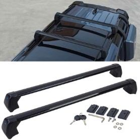 Poprečne šipke krovnog nosača aluminijske (crna) / Land Rover Defender 110 L663 (2019-), 43203