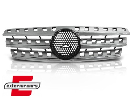 Prednja maska AMG dizajn (srebrna/chrome) / Mercedes M-klasa ML W163 (1998-2005), GRME12