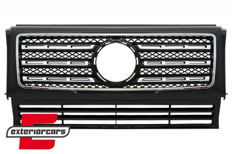 Prednja maska AMG GLS63 Exclusive dizajn (piano crna) / Mercedes G-klasa W463 (1990-2012), FGMBW463AMGNB