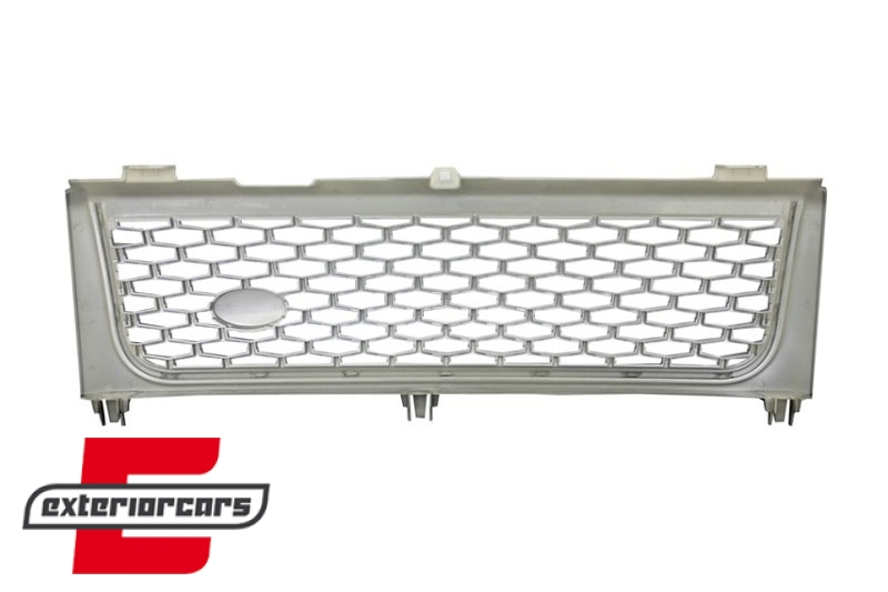 Prednja maska Autobiography dizajn (crna/srebrna) / Land Range Rover Vogue III L322 (2002-2005), FGRR02NBS