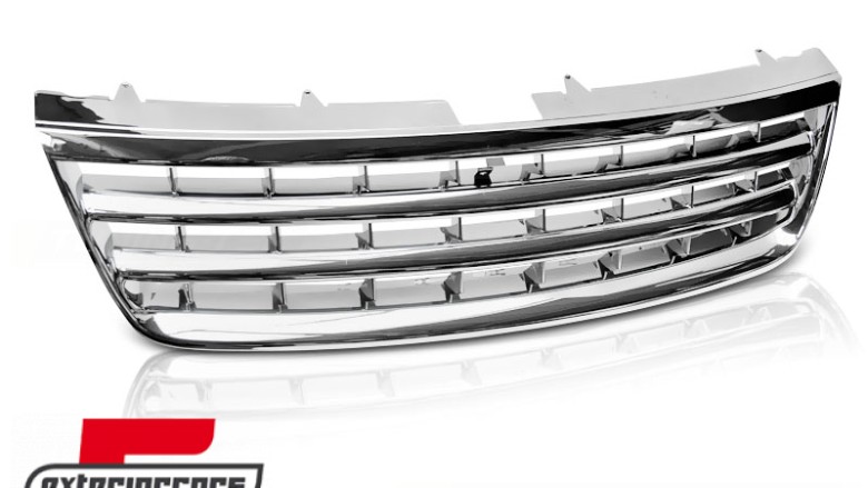 Prednja maska bez znaka (chrome) / VW Touareg 7L (2002-2006), GRVW22