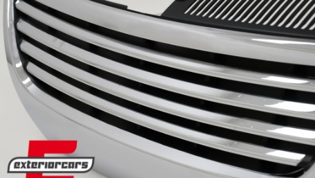 Prednja maska bez znaka (chrome/crna) / VW Passat B6 3C (2005-2010), GRVW19