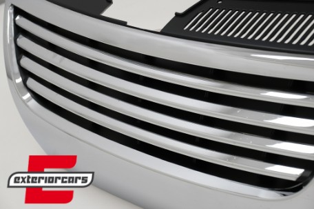 Prednja maska bez znaka (chrome/crna) / VW Passat B6 3C (2005-2010), GRVW19
