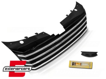 Prednja maska bez znaka (chrome/crna) / VW Passat B7 (2010-2014), GRVW15