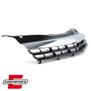 Prednja maska bez znaka (crna/chrome) / Opel Astra H 3 vrata (2005-2010), 13076