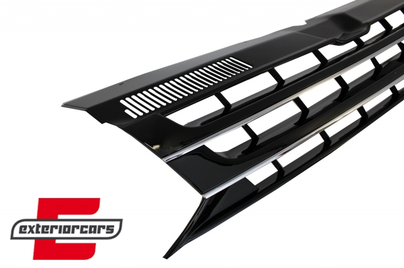 Prednja maska bez znaka (crna/chrome) / VW T5.1 Transporter Facelift (2010-2015), FGVWT5N