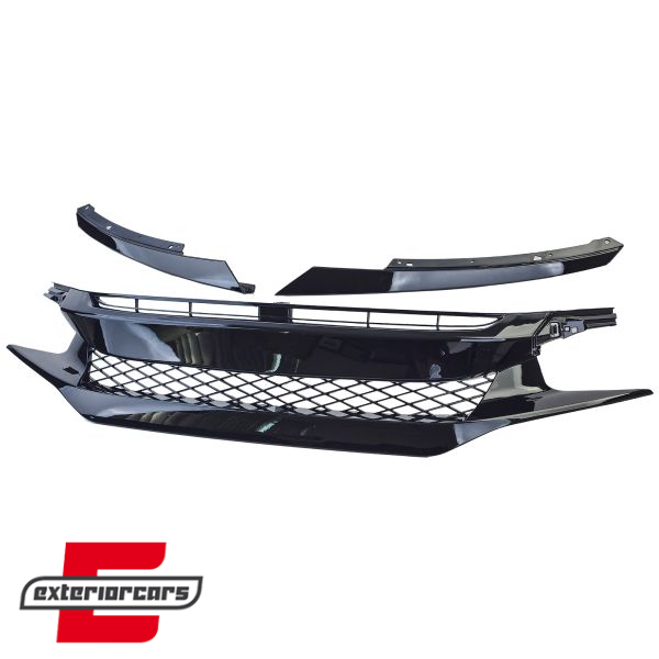 Prednja maska bez znaka (piano crna) / Honda Civic X (2016-2021), 43248