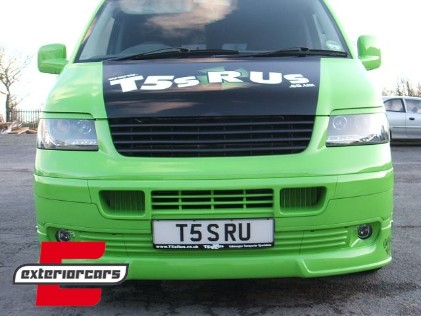 Prednja maska bez znaka (piano crna) / VW T5 Transporter (2004-2009), GRVW13