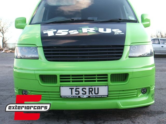 Prednja maska bez znaka (piano crna) / VW T5 Transporter (2004-2009), GRVW13