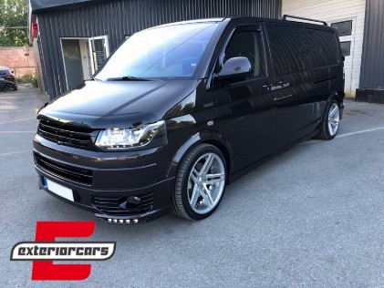 Prednja maska bez znaka (piano crna) / VW T5 Transporter (2004-2009), GRVW13