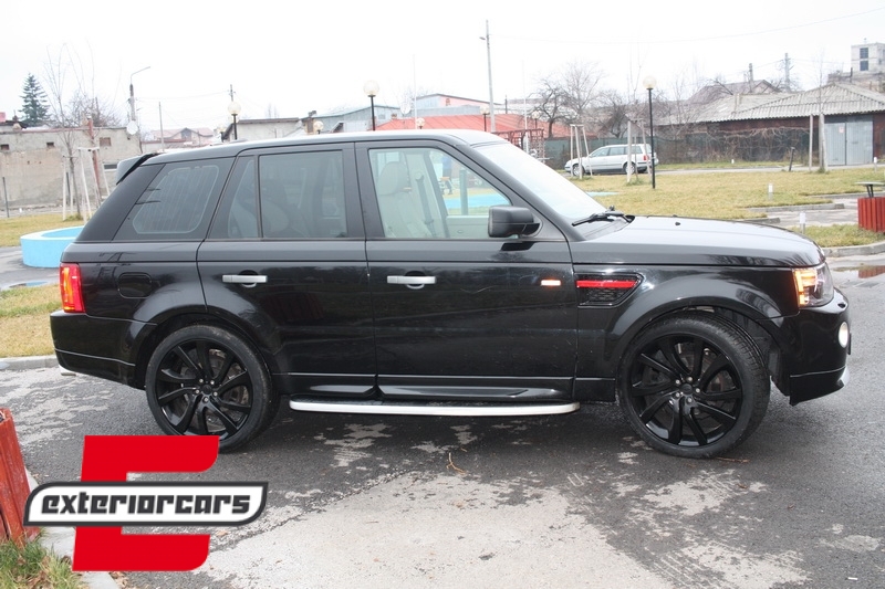 Prednja maska & bočni otvori Autobiography dizajn (crvena/crna) / Land Range Rover Sport L320 Facelift (2010-2013), RRFGA01FBR