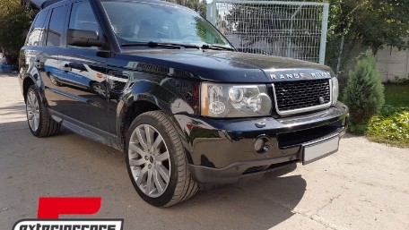 Prednja maska & bočni otvori Autobiography dizajn (piano crna/srebrna) / Land Rover Range Rover Sport (2005-2008), RRFGA01BB