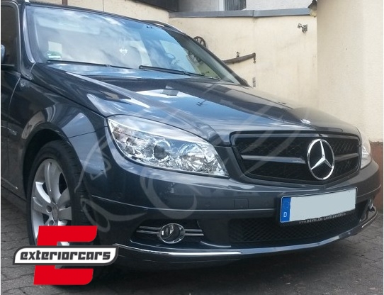 Prednja maska C63 AMG dizajn (piano crna) / Mercedes C-klasa C204 S204 W204 (2007-2014), GCP-204060