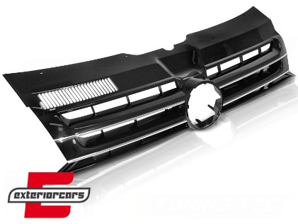 Prednja maska (chrome/piano crna) / VW T5.1 Caravelle Multivan Transporter (2010-2015), GRVW26