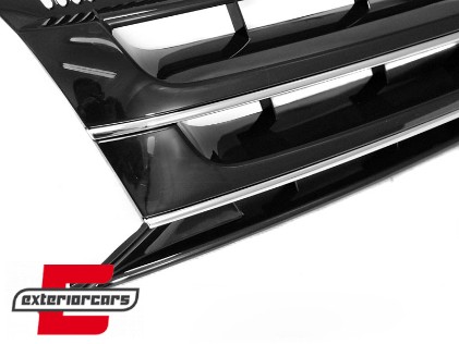 Prednja maska (chrome/piano crna) / VW T5.1 Caravelle Multivan Transporter (2010-2015), GRVW26