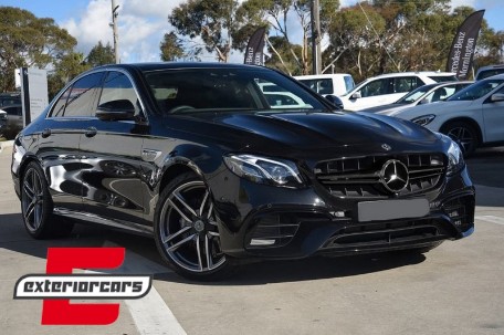 Prednja maska E63 AMG dizajn (crna) / Mercedes E-klasa W213 S213 C238 A238 (2016-2019), GCP-213033