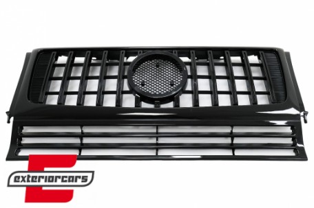 Prednja maska G63 GT-R Panamericana dizajn (piano crna) / Mercedes G-klasa W463 (2002-2017), FGMBW463GTRTH
