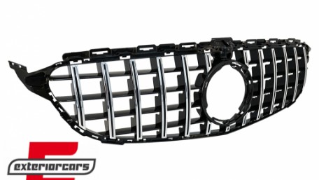 Prednja maska GT-R Panamericana dizajn 360° (chrome) / Mercedes C-klasa A205 C205 S205 W205 (2018-2020), 41103
