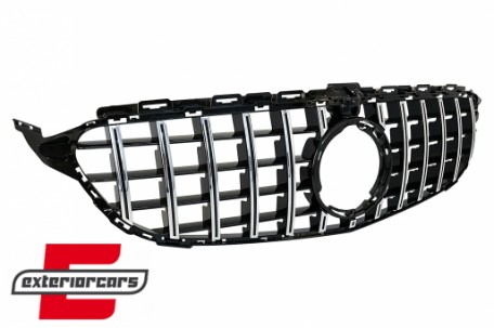 Prednja maska GT-R Panamericana dizajn 360° (chrome) / Mercedes C-klasa A205 C205 S205 W205 (2018-2020), 41103