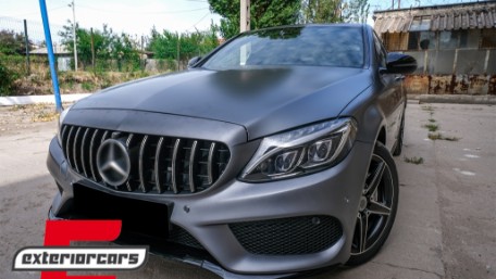 Prednja maska GT-R Panamericana dizajn 360° (chrome) / Mercedes C-klasa W205 S205 A205 C205 (2014-2018), GCP-205038