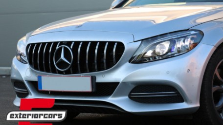 Prednja maska GT-R Panamericana dizajn 360° (chrome) / Mercedes C-klasa W205 S205 A205 C205 (2014-2018), GCP-205038