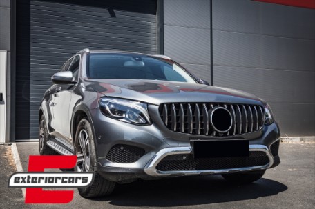 Prednja maska GT-R Panamericana dizajn 360° (chrome) / Mercedes GLC X253 C253 (2015-2018), GCP-253033