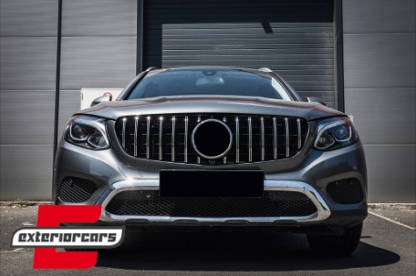 Prednja maska GT-R Panamericana dizajn 360° (chrome) / Mercedes GLC X253 C253 (2015-2018), GCP-253033