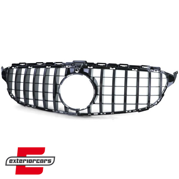 Prednja maska GT-R Panamericana dizajn 360° (piano crna) / Mercedes C-klasa W205 S205 A205 C205 (2014-2018), GCP-205030