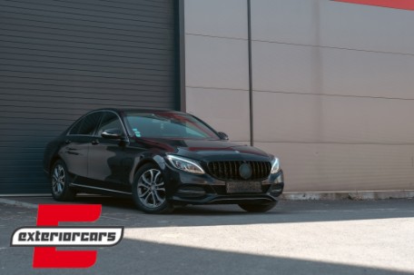 Prednja maska GT-R Panamericana dizajn 360° (piano crna) / Mercedes C-klasa W205 S205 A205 C205 (2014-2018), GCP-205030